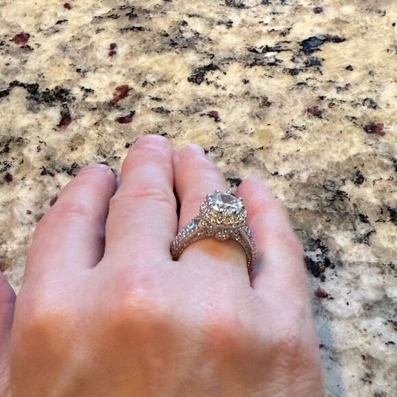 Stunning 3ct Round Cut Solitaire CZ Sterling Silver Ring New - Picture 8 of 8